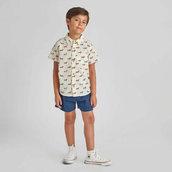  [키즈] Pink Chicken 셔츠 어린이용 핑크 치킨 잭 셔츠 - OTHER BRANDS