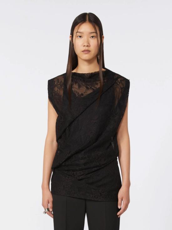 26SS 스포트막스 블라우스 2612931012600 004 Black - SPORTMAX
