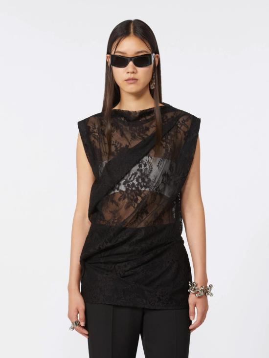 26SS 스포트막스 블라우스 2612931012600 004 Black - SPORTMAX