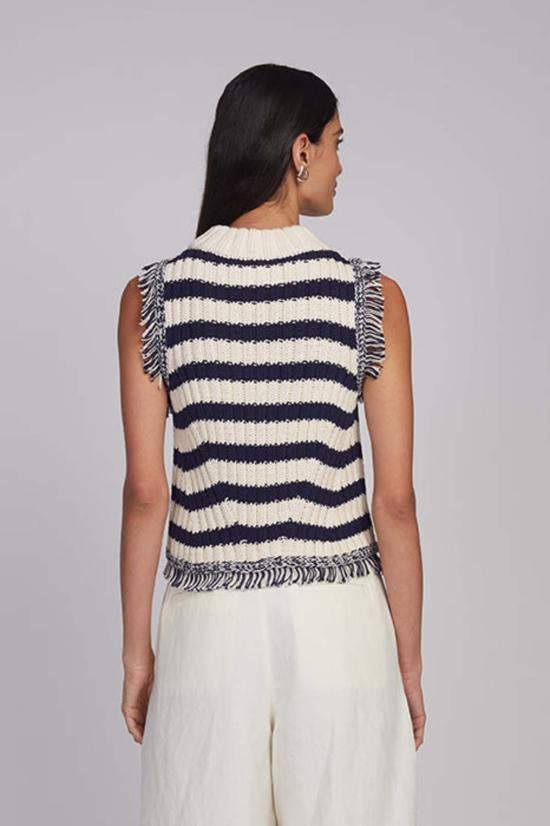  일레븐 식스 베스트 브리아 스트라이프 스웨터 탱크탑 - ELEVEN SIX