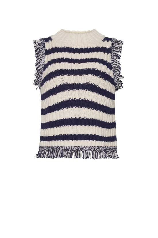  일레븐 식스 베스트 브리아 스트라이프 스웨터 탱크탑 - ELEVEN SIX