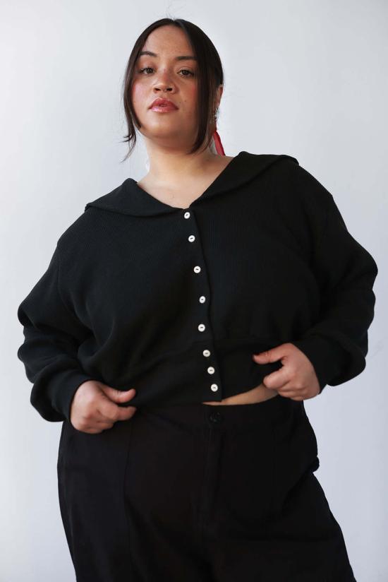  Noble 가디건 노블 와플 세일러  애쉬 - OTHER BRANDS