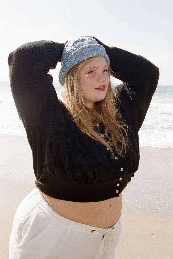  Noble 가디건 노블 와플 세일러  애쉬 - OTHER BRANDS