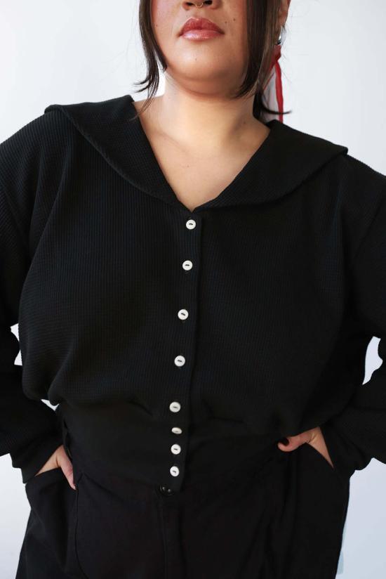  Noble 가디건 노블 와플 세일러  애쉬 - OTHER BRANDS