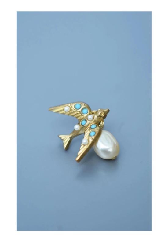  Monshiro 이어링 Tsugumi 청록색 귀걸이 - OTHER BRANDS