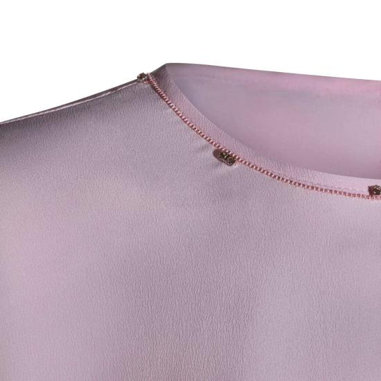  파비아나 필리피 민소매 티셔츠 Fabiana Filippi 탑 탱크탑 핑크 - FABIANA FILIPPI