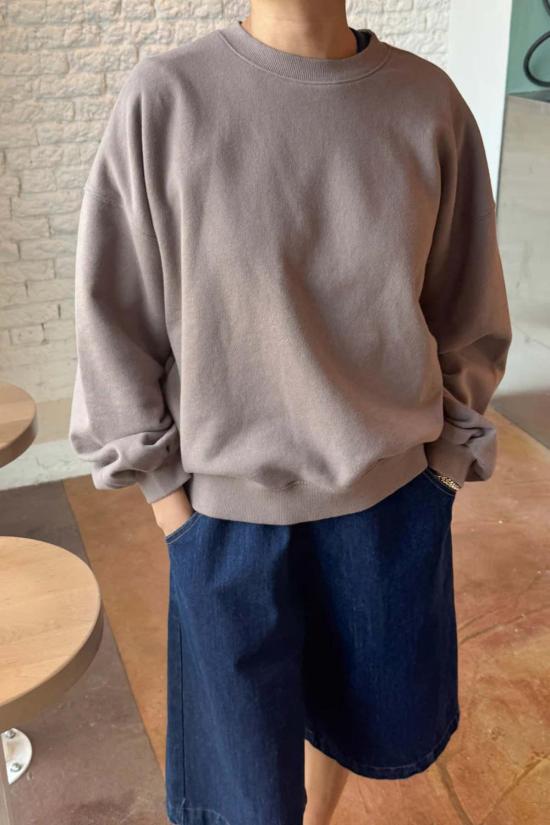  르 본 숍 스웨터 르 봉 숍 프렌치 테리 코어 스웨트셔츠 - Le Bon Shoppe