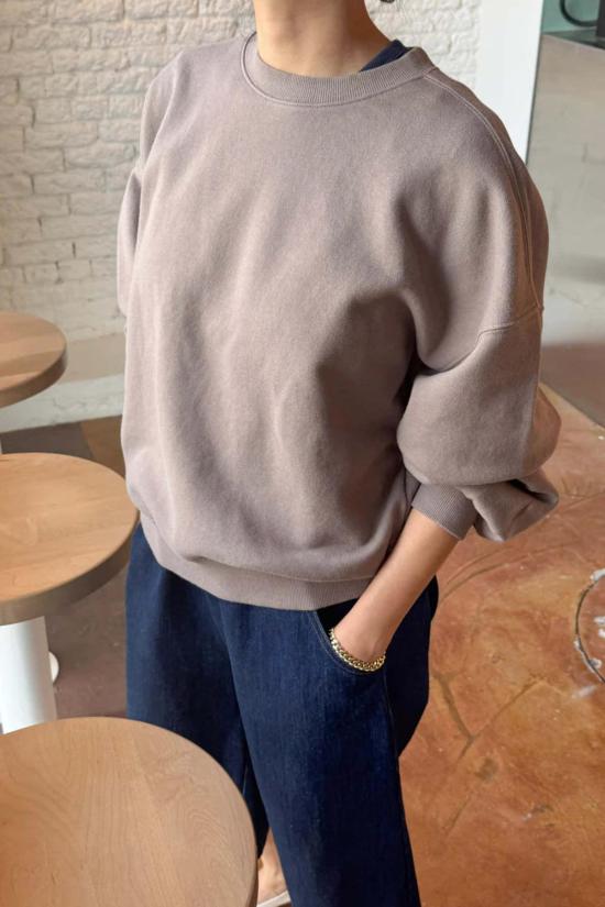  르 본 숍 스웨터 르 봉 숍 프렌치 테리 코어 스웨트셔츠 - Le Bon Shoppe