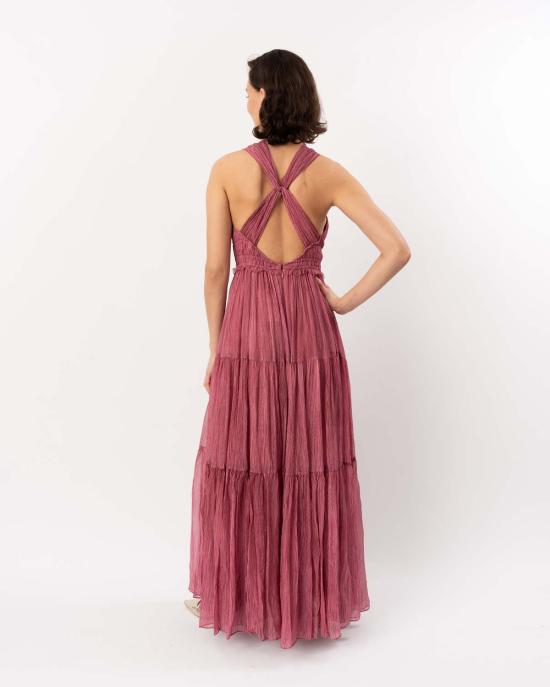  울라 존슨 롱 원피스 프리지아 가운 아마란투스 - ULLA JOHNSON