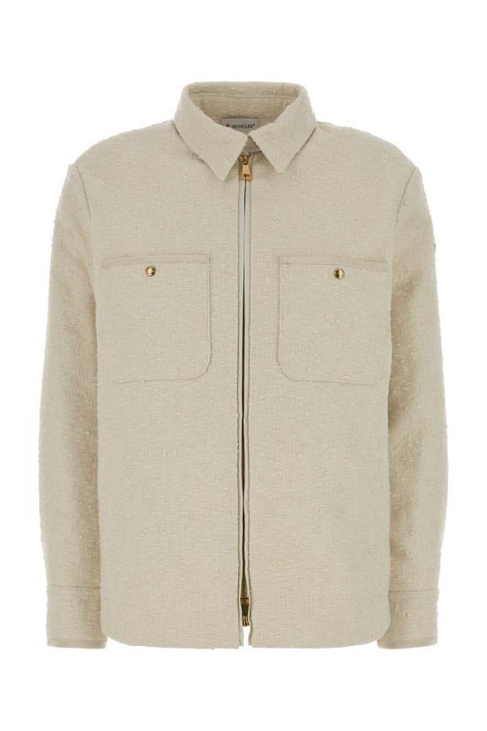  몽클레어 봄버 자켓 Moncler 아이보리 부클레 다운 재킷 아이보리