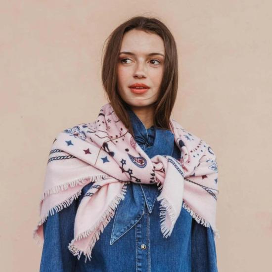  Freya 머플러/스카프 프레야 코스믹 캐시미어 반다나 - OTHER BRANDS