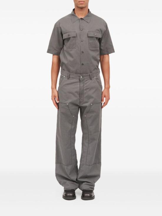  MM6 메종마르지엘라 데님 팬츠 Mm6 메종 마르지엘라 와이드 레그  진 그레이 - MM6 MAISON MARGIELA