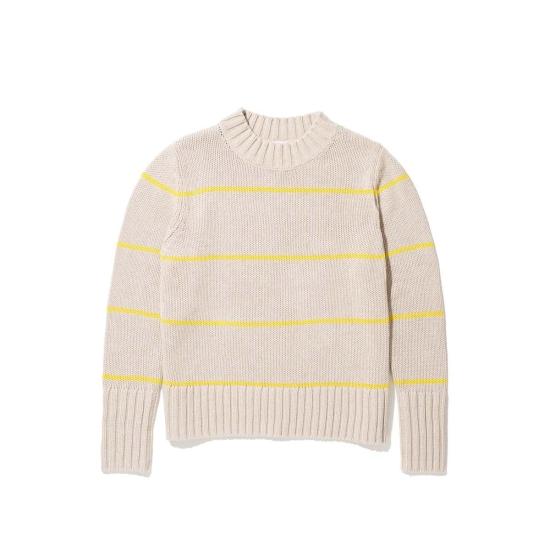  큘 스웨터 쿨레 더 타툼  카키/옐로우 미니스트라이프