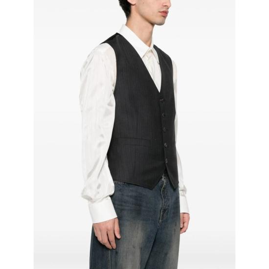  MM6 메종마르지엘라 베스트 Mm6 메종 마르지엘라 스웨터  그레이 - MM6 MAISON MARGIELA