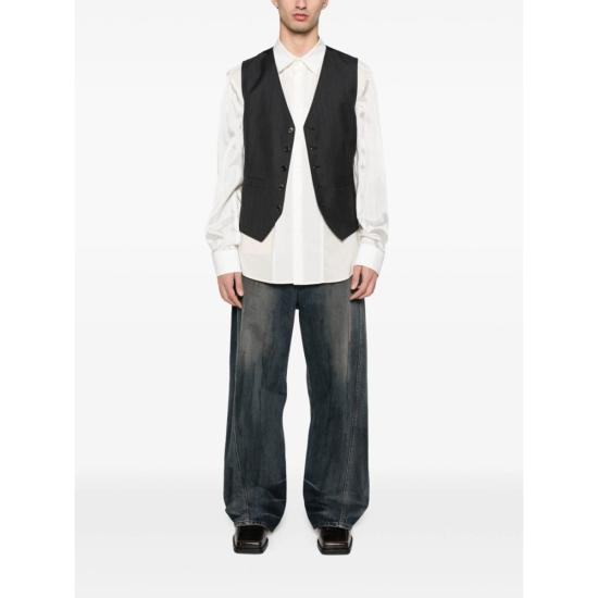  MM6 메종마르지엘라 베스트 Mm6 메종 마르지엘라 스웨터  그레이 - MM6 MAISON MARGIELA