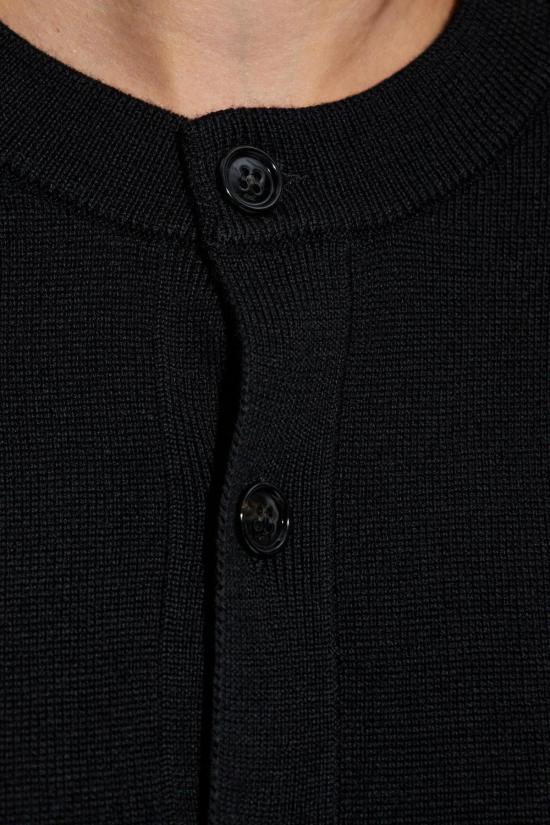  아미 가디건 알렉상드르 마티우시 울  블랙 - AMI