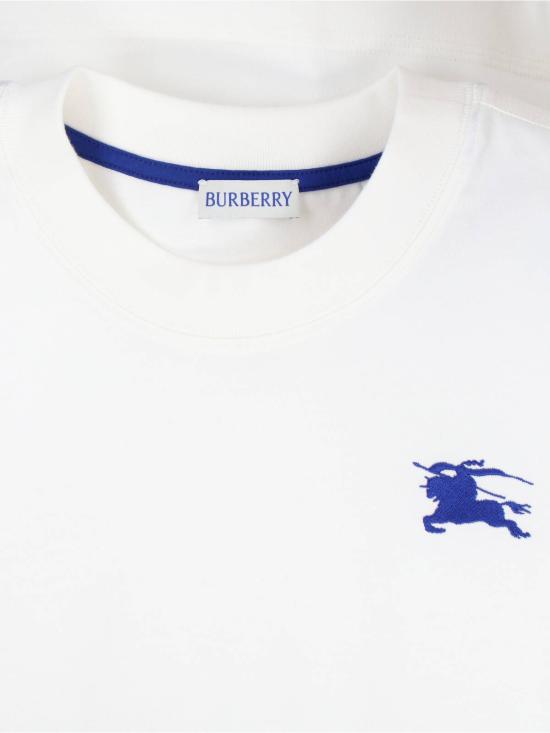  버버리 반팔 티셔츠 EKD 티셔츠 화이트 - BURBERRY