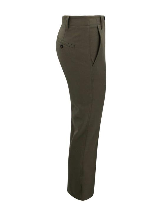  브루넬로 쿠치넬리 스트레이트 팬츠 벨트 루프 팬츠 (올리브색) - BRUNELLO CUCINELLI