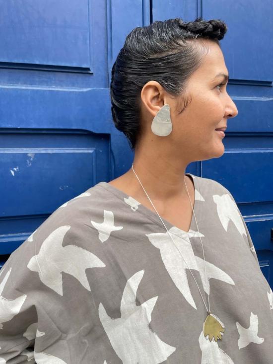  해피 프렌치 갱 이어링 Happyfrenchgang 아쿠아 - HAPPY FRENCH GANG