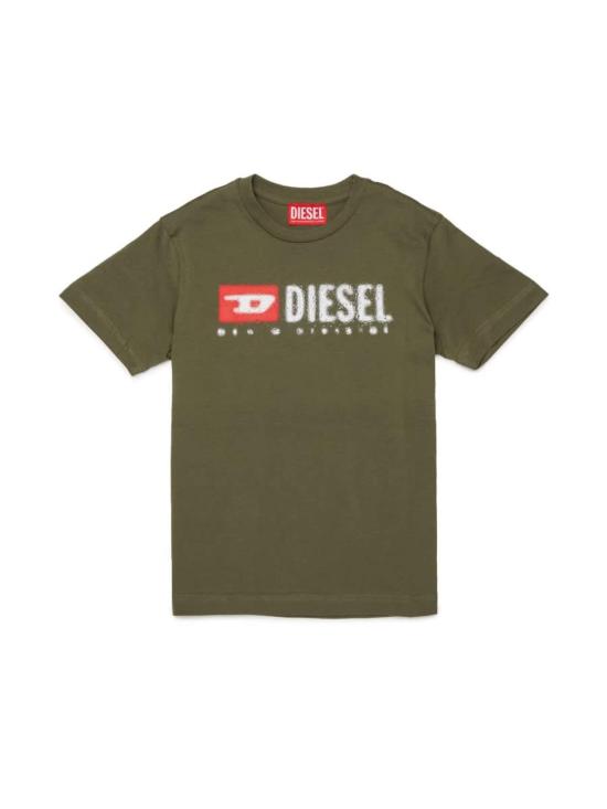  [키즈] 디젤 티셔츠 어린이용  로고 티셔츠 (녹색)