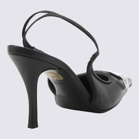  디젤 힐/펌프스 블랙 가죽 펌프스 블랙 - DIESEL