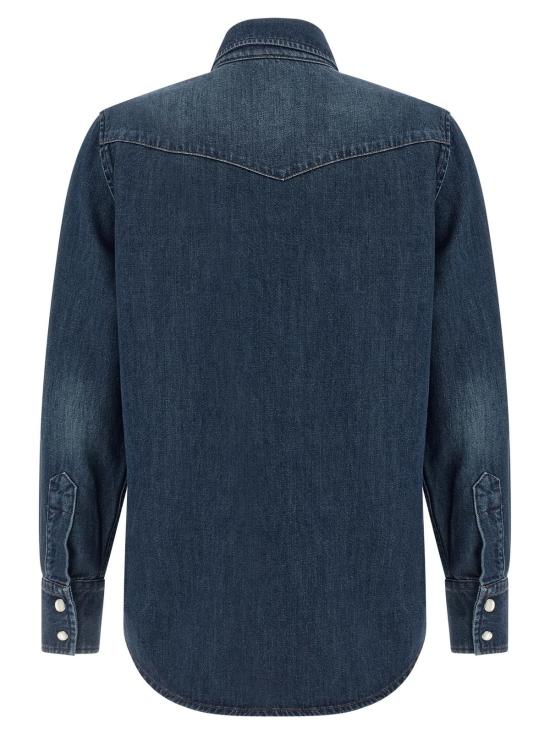  아페쎄 데님 셔츠 A.P.C. 웨스턴 셔츠 블루 - A.P.C.