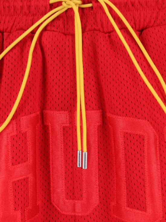  루드 숏팬츠 Rhude Rhude 로고 반바지 레드 - RHUDE