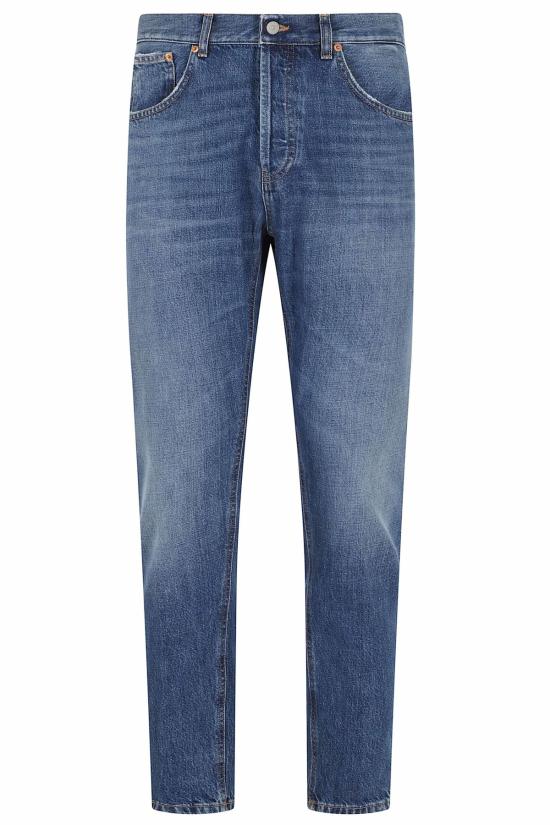  돈답 데님 팬츠 Dondup 5tasche Carrot Slim Dian Jeans Blue