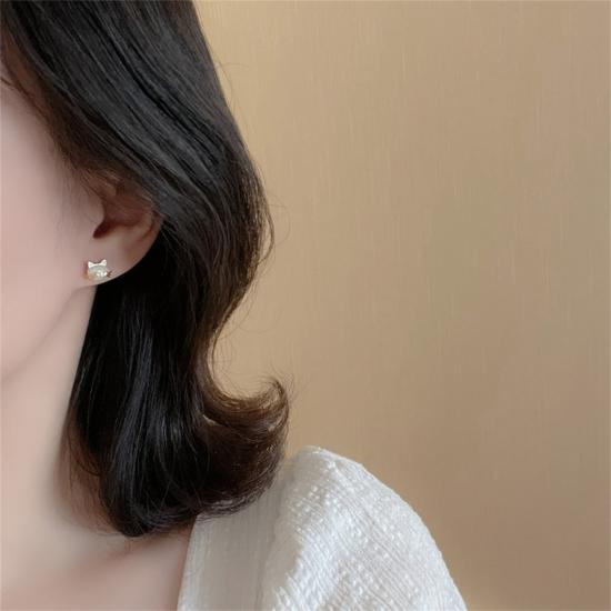  Perimade & Co. 이어링 페리메이드앤코 미니 오팔 고양이 스터드 귀걸이 - OTHER BRANDS