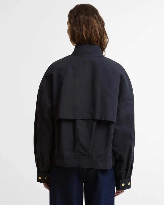  바버 자켓 블랙쏜 캐주얼 재킷 벌칸 네이비 - BARBOUR