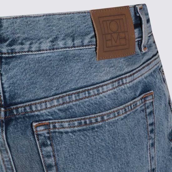  토템 데님 팬츠 빈티지 코튼 진 블루 - TOTEME