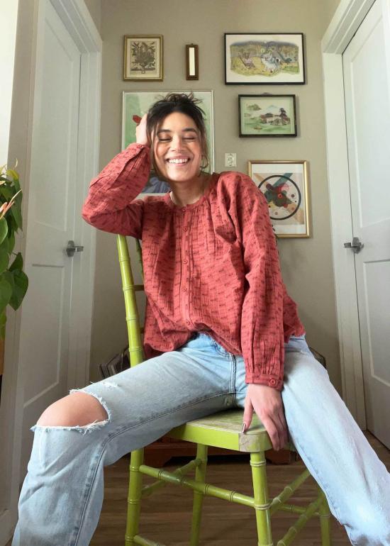  에이스 앤 지그 블라우스 대릴  탑 팔레트 - ACE & JIG