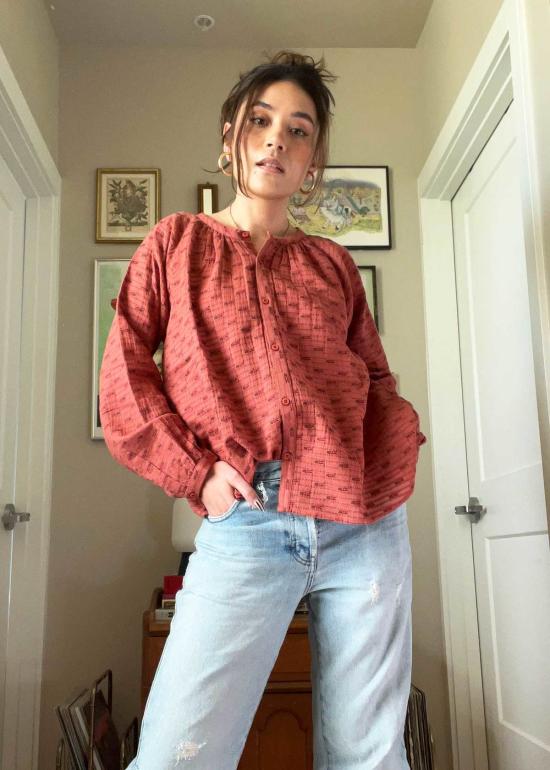  에이스 앤 지그 블라우스 대릴  탑 팔레트