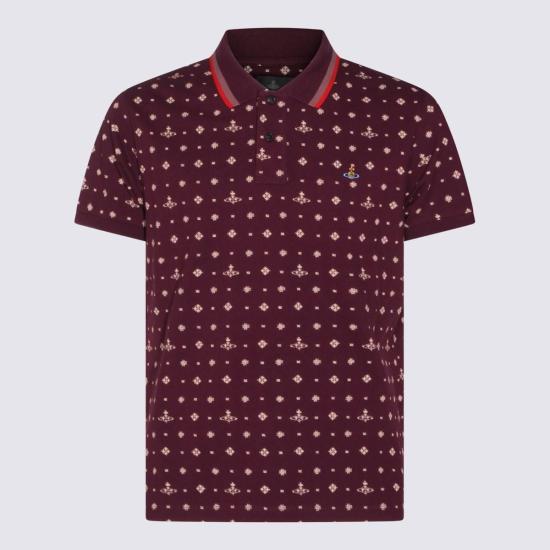  비비안웨스트우드 폴로 티셔츠 비비안 웨스트우드 오브 폴로 셔츠 버건디