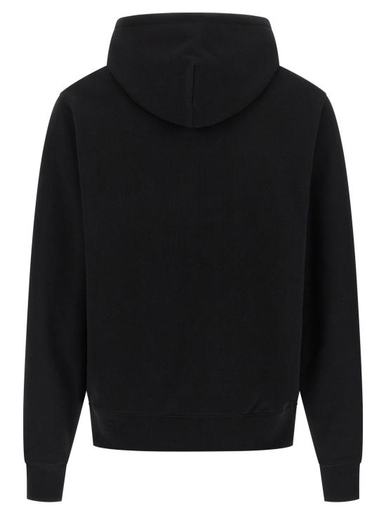  버버리 긴팔 티셔츠 사이먼 후드티 블랙 - BURBERRY