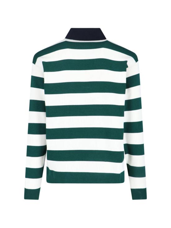  구찌 스웨터 스트라이프 폴로 - GUCCI