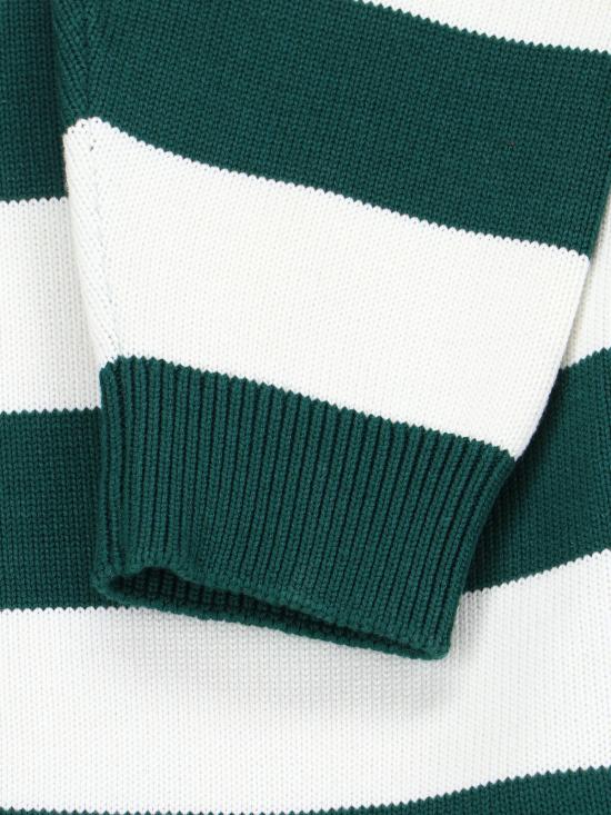  구찌 스웨터 스트라이프 폴로 - GUCCI