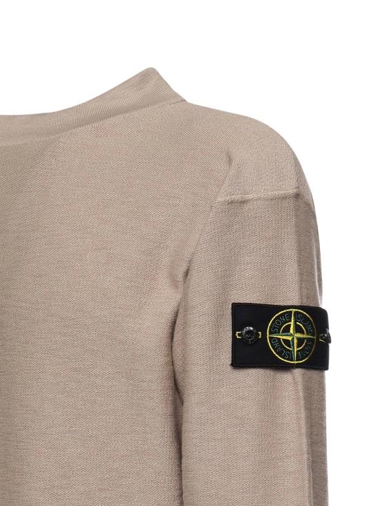  스톤 아일랜드 스웨터 코튼 앤 나일론  데저트 - STONE ISLAND