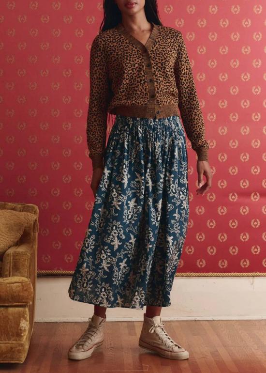  더 그레이트 롱 스커트 위대한. 비올라 스커트 인디고