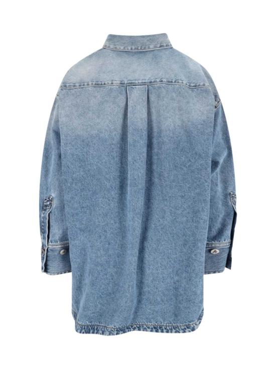  디 아티코 데님 셔츠 아티코 데님 셔츠 라이트 블루 - THE ATTICO