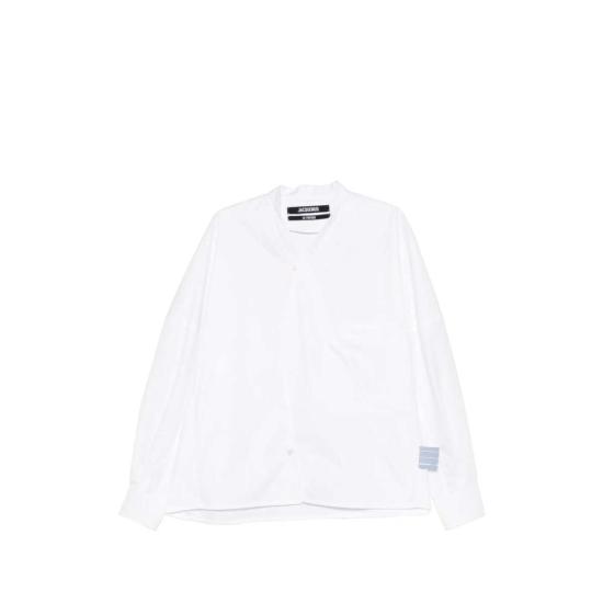 자크뮈스 긴팔 티셔츠 셔츠 화이트