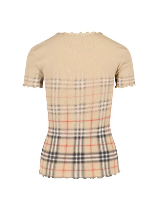  버버리 스웨터 체크  베이지 - BURBERRY