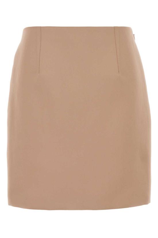  끌로에 숏 스커트 새틴 미니 스커트 로즈더스트