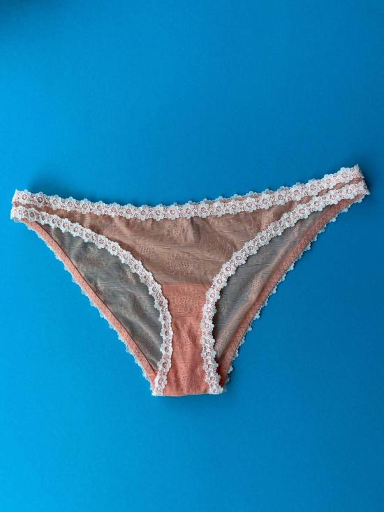  Yasmine Eslami 팬티 야스민 에슬라미 타마라 플라워 메시 레이스  오렌지 블로섬 - OTHER BRANDS