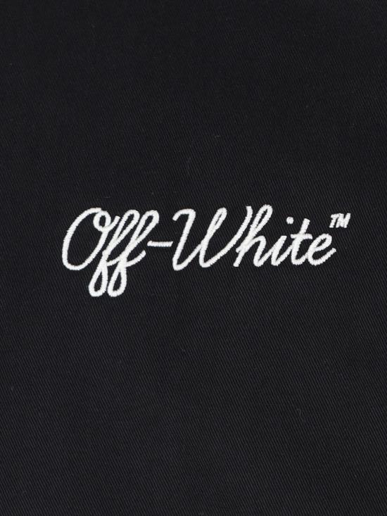  오프화이트 봄버 자켓 바시티 수베니어 봄버 재킷 블랙 - OFF WHITE