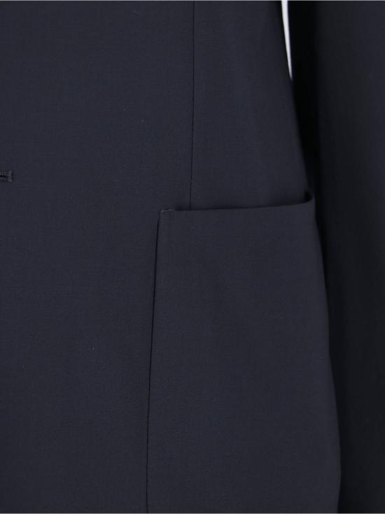 조르지오 아르마니 수트 자켓 버진 울 블레이저 블루 - GIORGIO ARMANI