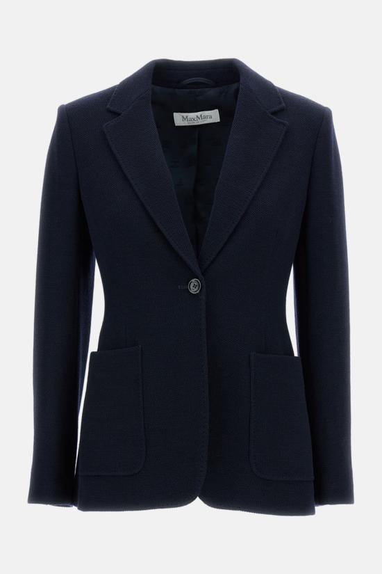  막스마라 수트 자켓 맥스 마라 블루엣 유틸리티 저지 블레이저 블루 - MAX MARA