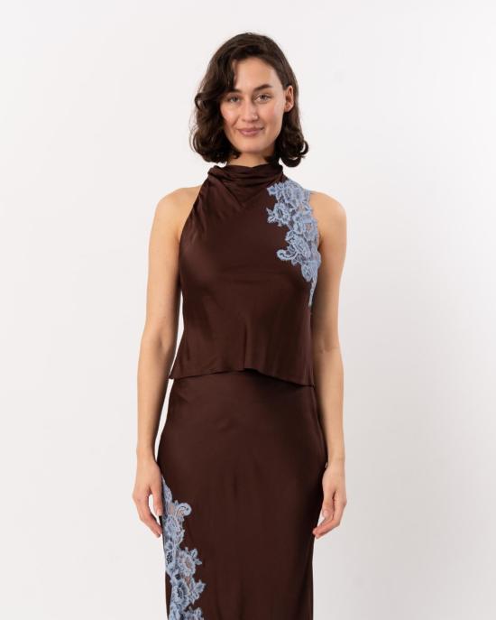  에이엘씨 블라우스 A.L.C. 로즈 탑 가나슈 / 프렌치 블루 - A.L.C.