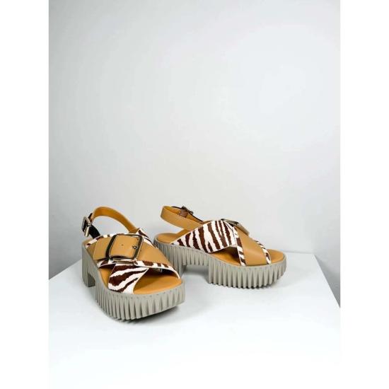  포씨즈 샌들 4 Ccccees Plia Juno  Zebra Mix