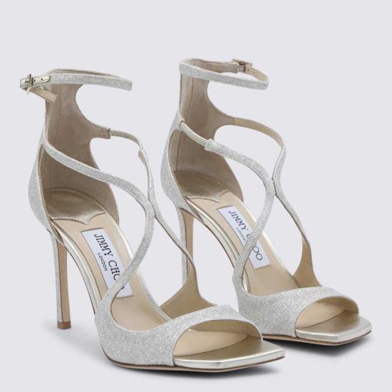  지미추 샌들 플래티넘 레더 아티아 95  플래티넘 아이스 - JIMMY CHOO